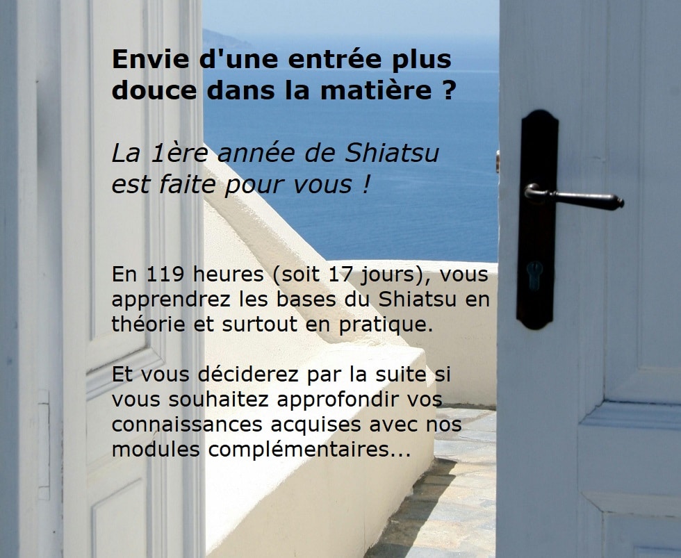 1ère année Shiatsu